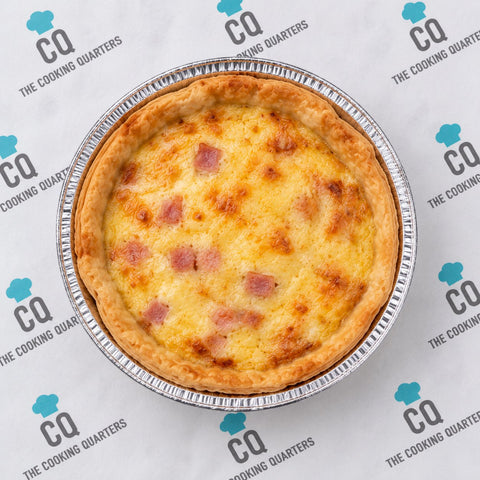 Mini Quiche de jamón y queso recién horneada – Individual